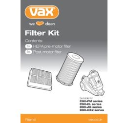 Vax HEPA media filter kit