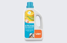 Steam + detergent